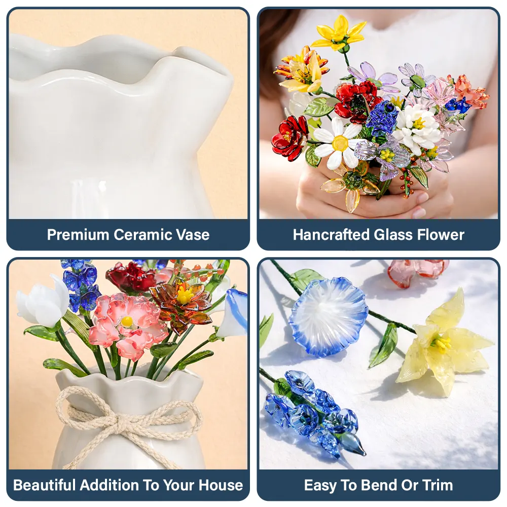 Grandma's Garden - Personalized Glass Birth Month Flower - Image 5