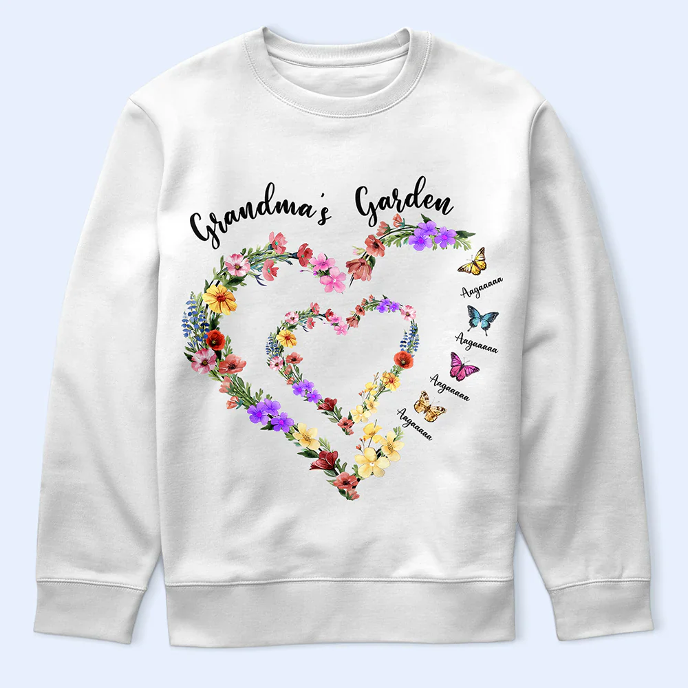 Grandma's Garden - Personalized T Shirt - Image 5