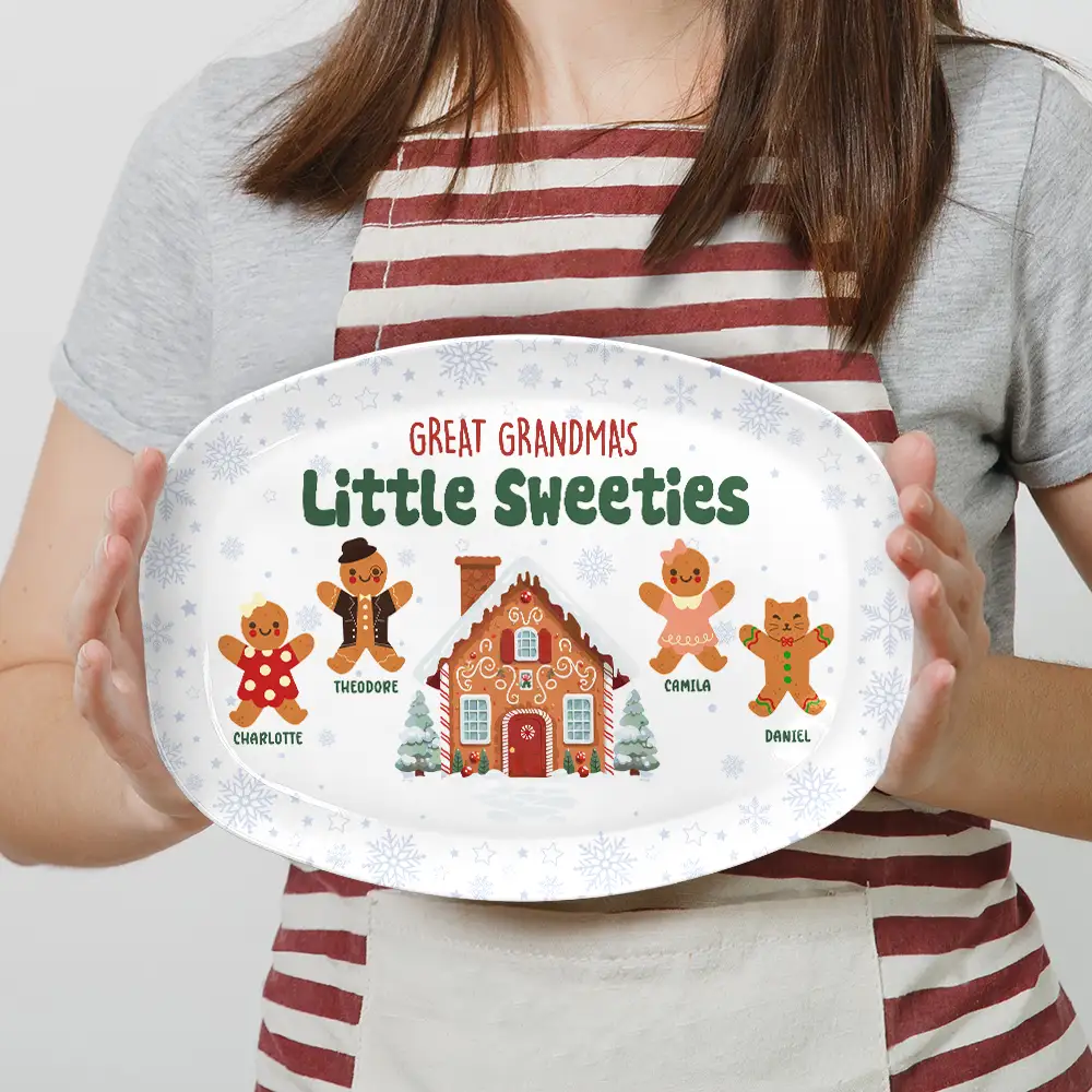 Grandma's Grandpa's Mom's Dad's Perfect Patch - Personalized Plate - Image 3