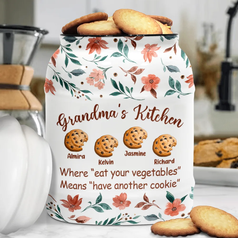 Grandma's Kitchen Have Another Cookie - Personalized Cookie Jar - Image 3