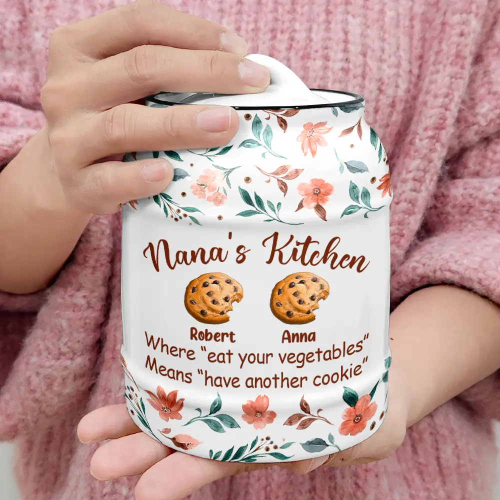 Grandma's Kitchen Have Another Cookie - Personalized Cookie Jar - Image 4