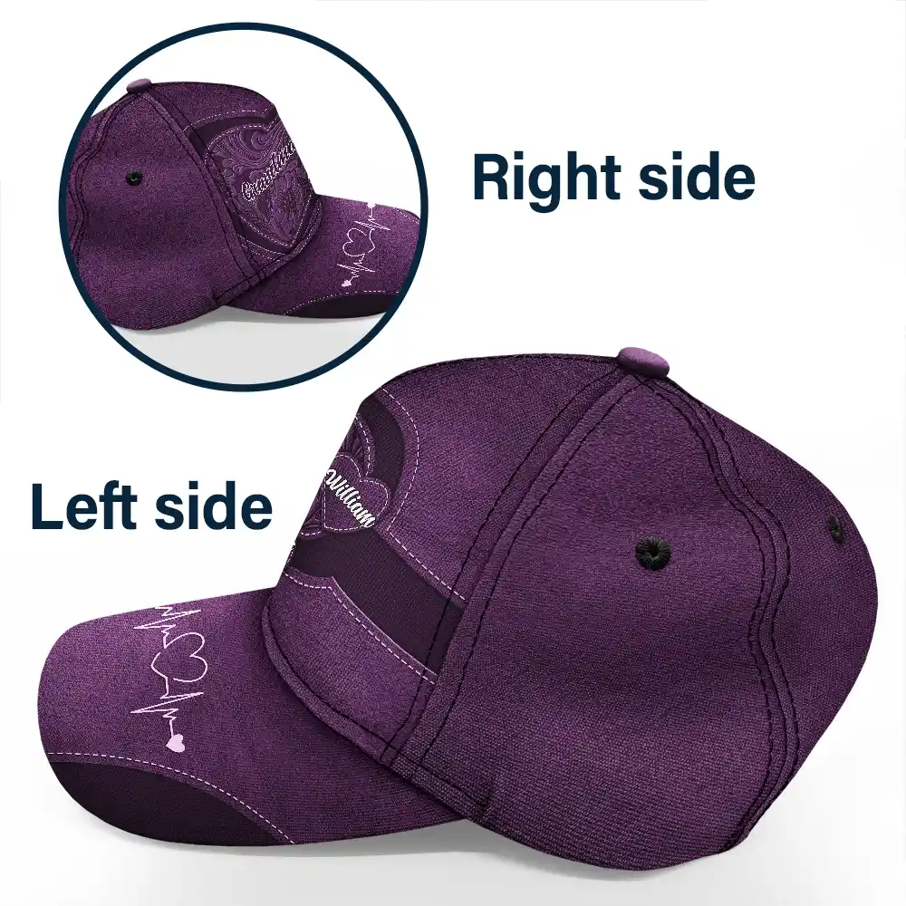 Grandma's Little Sweethearts - Personalized Classic Cap - Image 3