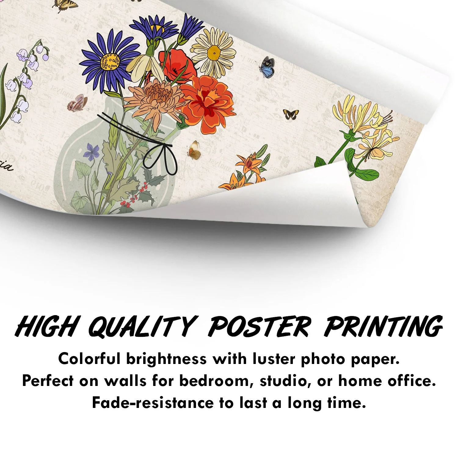 Grandma's Mom's Garden - Gift For Mother, Grandmother - Personalized Poster - Image 3