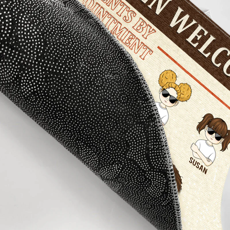 Grandparent's House Grandchildren Welcome - Family Gifts - Personalized Custom Doormat - Image 3