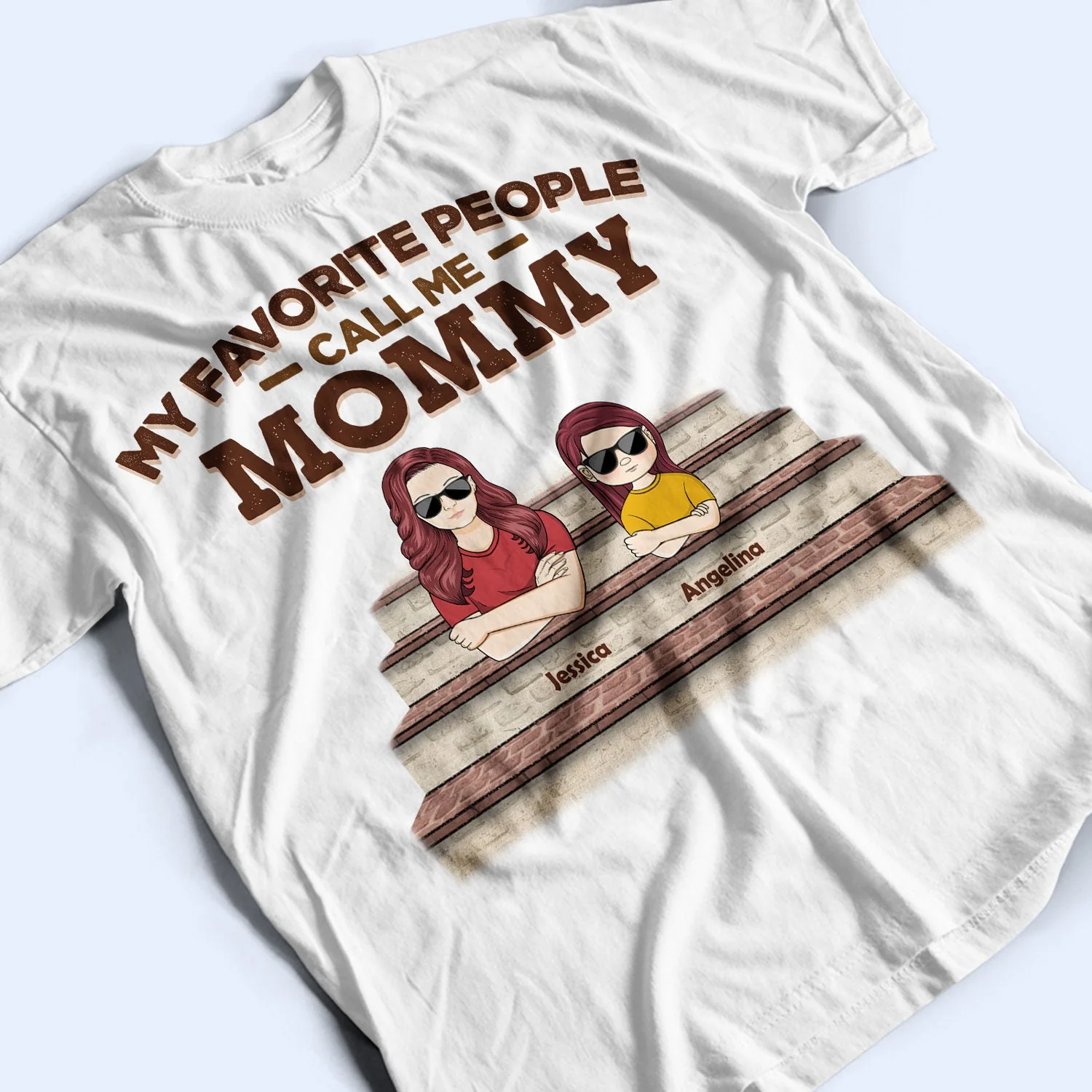 Grandparents My Favorite People Call Me - Father Gift, Mother Gift, Gift For Family - Personalized Custom T Shirt - Image 3
