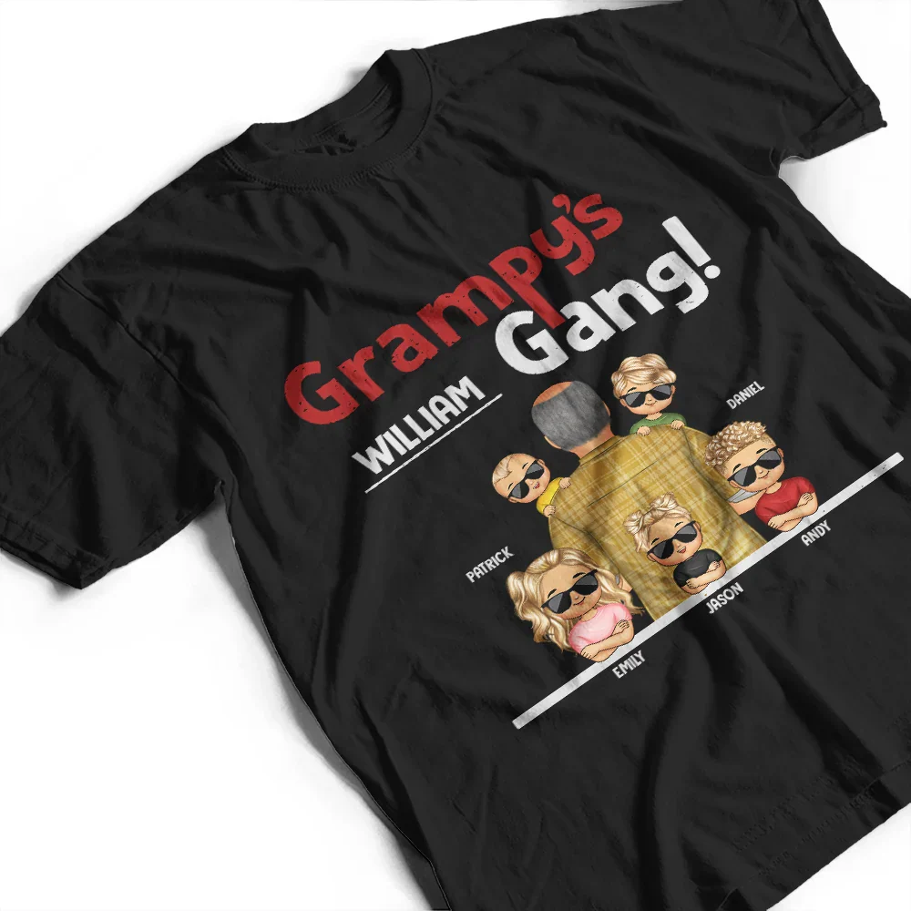 Grandpa's Gang - Personalized T Shirt - Image 3