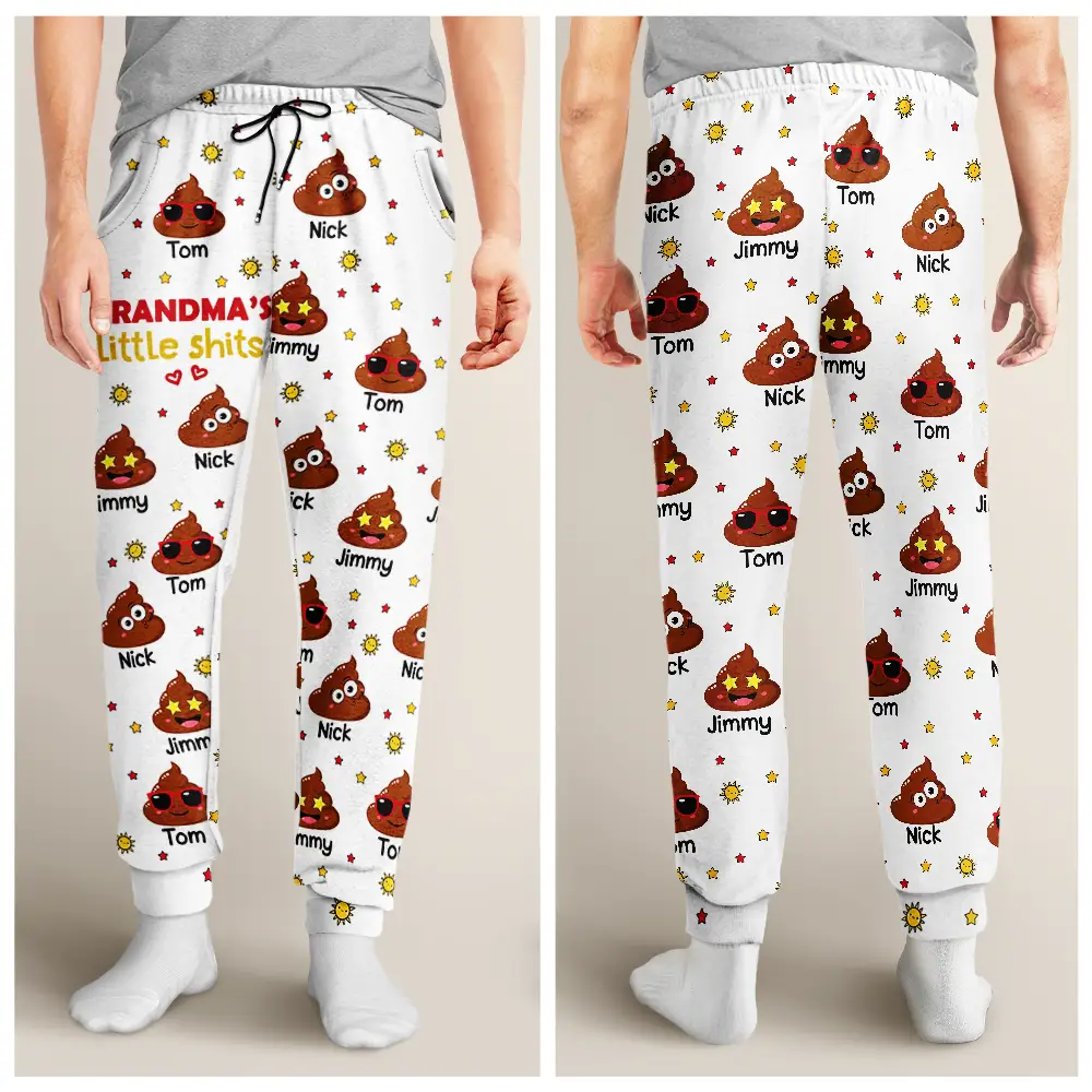 Grandpa's Little Kids - Personalized Pajama Pants - Image 4