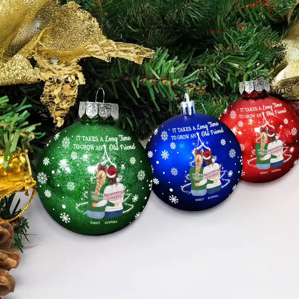 Grow An Old Friend - Personalized Ball Ornament - Image 4