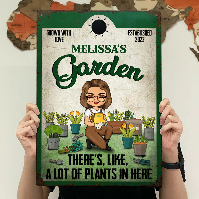 Grown With Love - Garden Decoration - Personalized Custom Classic Metal Signs - Image 3