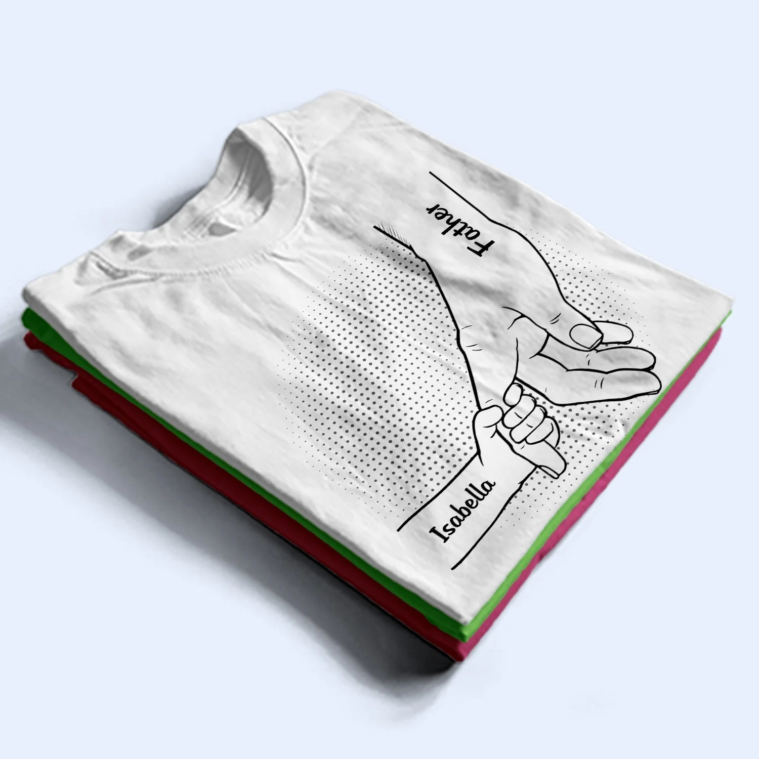 Hand In Hand, I Will Always Protect You - Birthday, Loving Gift For Mother, Father, Grandma, Grandpa, Parents, Grandparents - Personalized Custom T Shirt - Image 5