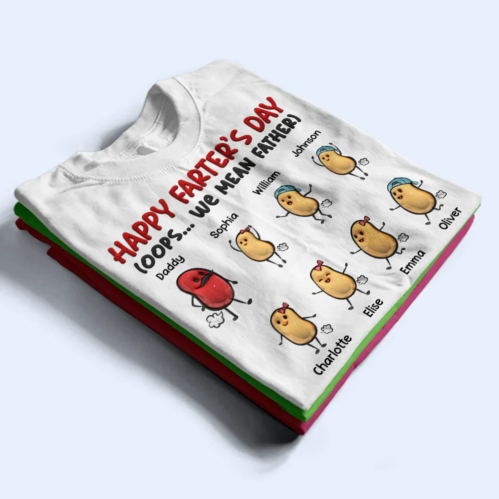 Happy Farter's Day - Personalized T Shirt - Image 2