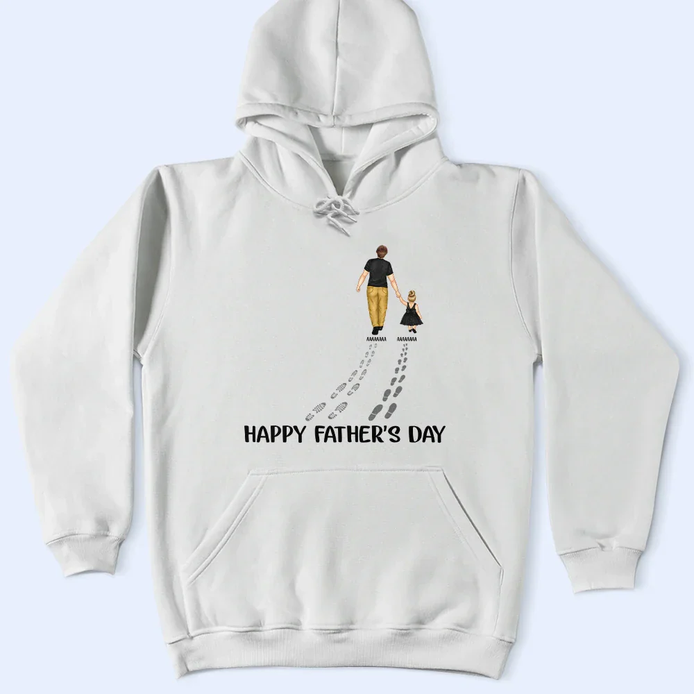 Happy Father's Day Best Dad Ever - Personalized T Shirt - Image 4