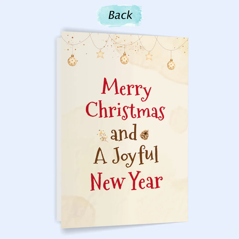 Have A Christmas Filled With Magical Moments Best Friends Sisters And Brothers - Gift For Besties And Siblings - Personalized Custom Folded Greeting Card - Image 4