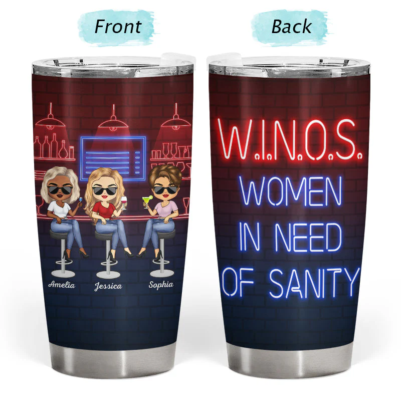 Here's To Another Year Of Bonding Over Alcohol Best Friends - Bestie BFF Gift - Personalized Custom Tumbler - Image 3