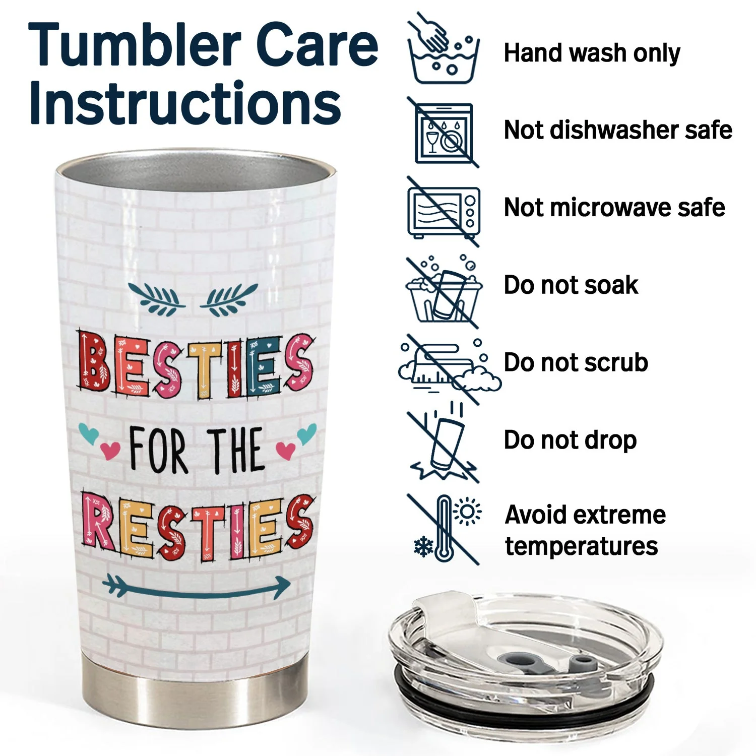 Here's To Another Year Of Bonding Over Alcohol White Best Friends Dark - Bestie BFF Gift - Personalized Custom Tumbler - Image 5