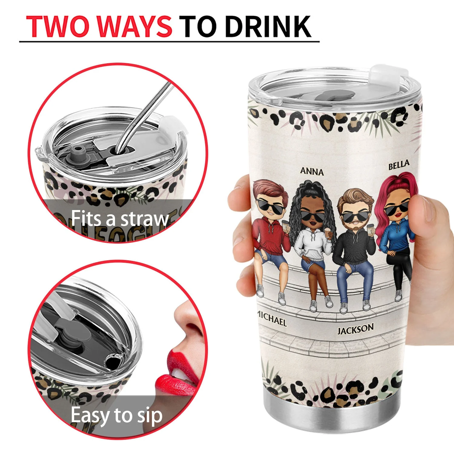 Here's To Another Year Of Us - Gift For Bestie, Best Friends, Colleagues - Personalized Tumbler - Image 4