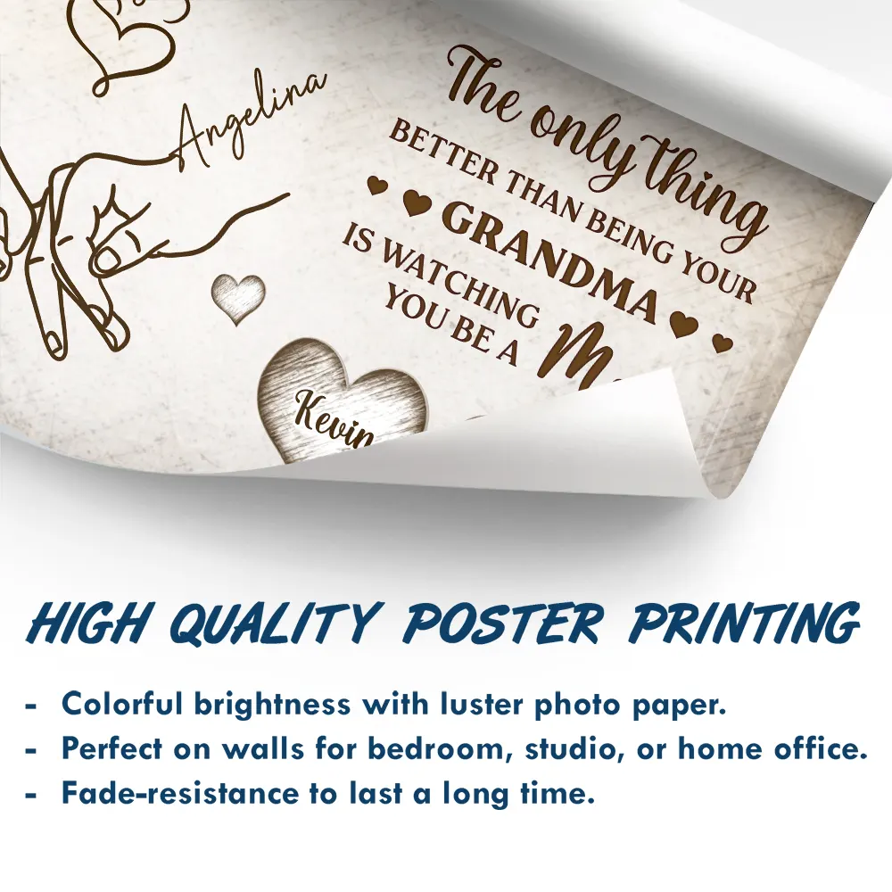 Holding Hand To My Daughter - Personalized Poster - Image 6