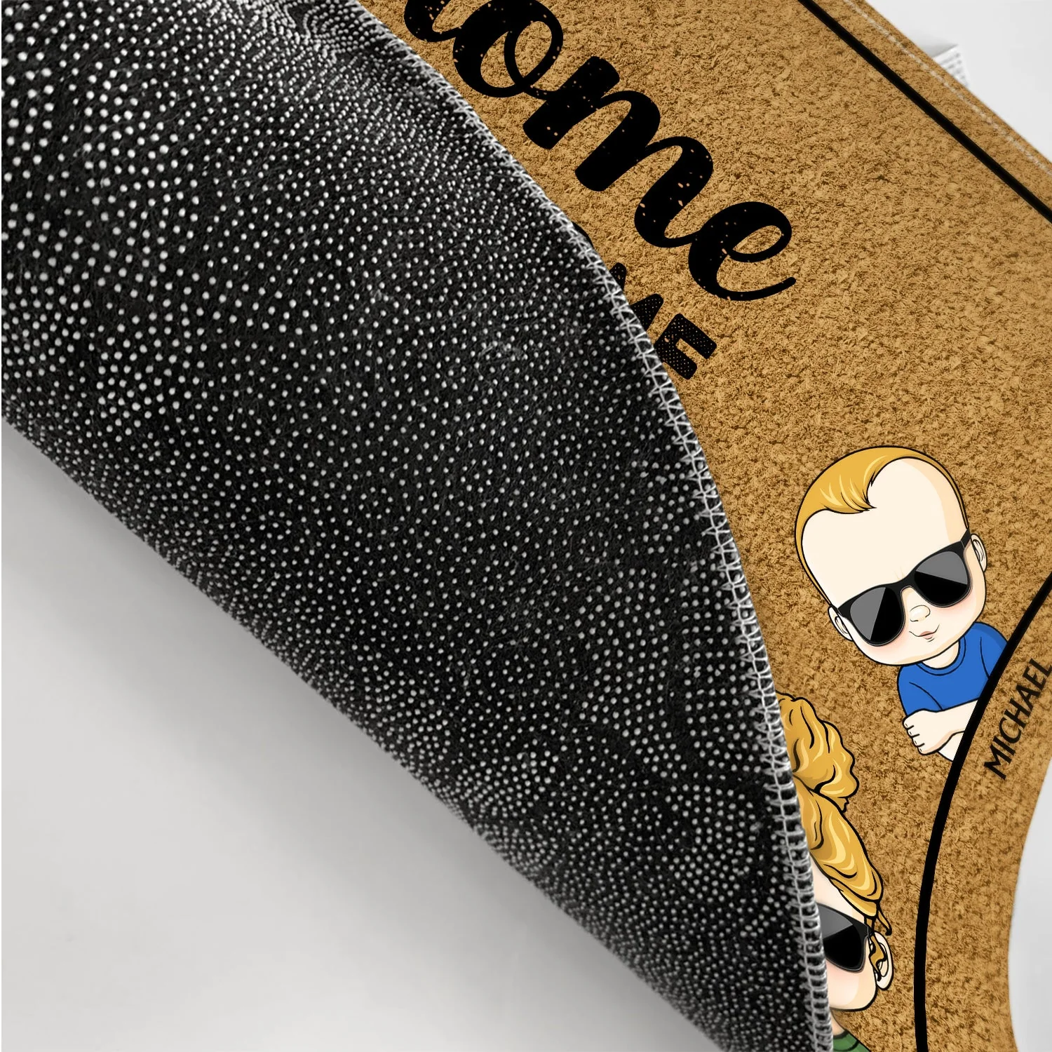 Home Sweet Home Couples Family Cats Dogs - Home Decor, Birthday, Housewarming Gift For Family - Personalized Custom Doormat - Image 3