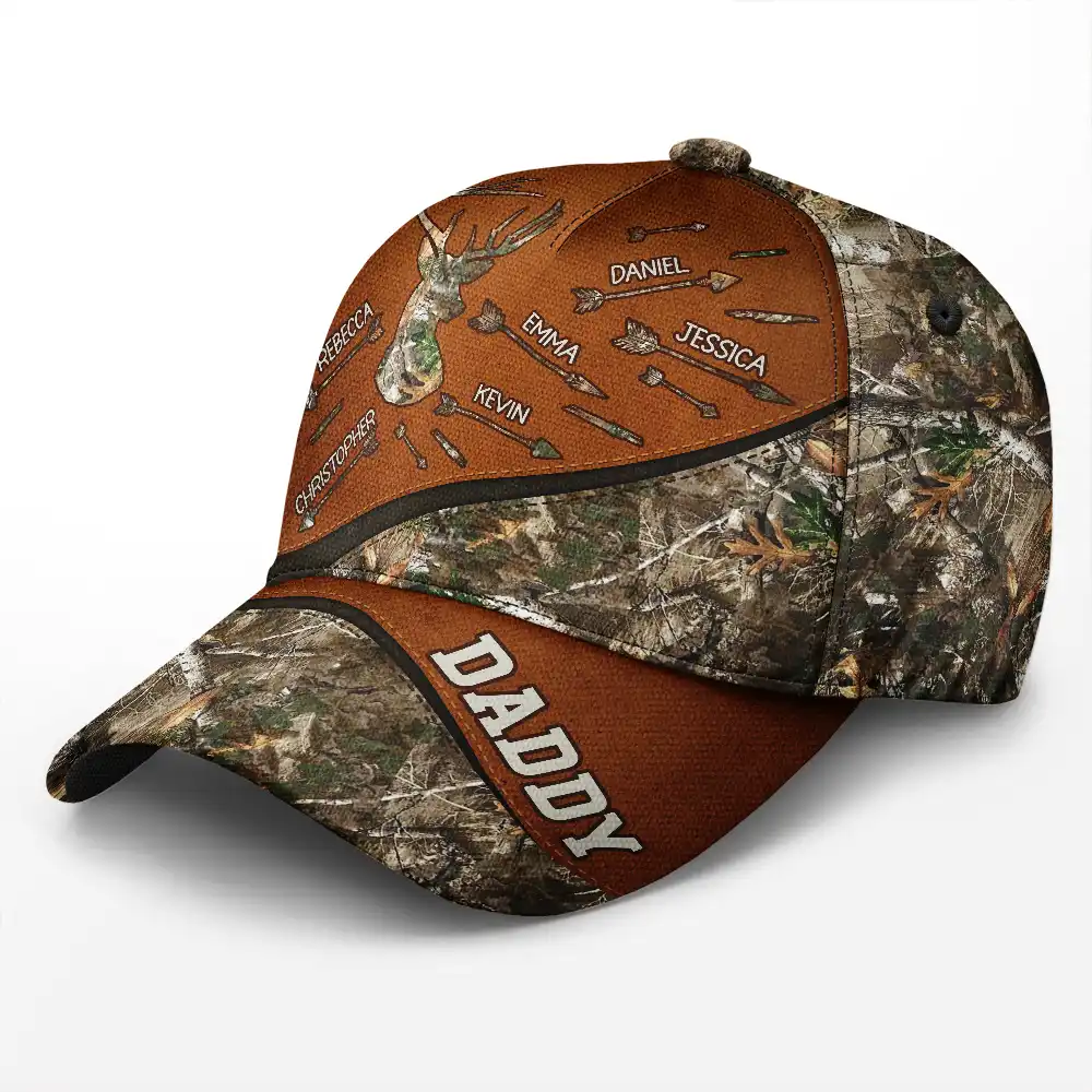 Hunting Dad Grandpa - Personalized Classic Cap - Image 2