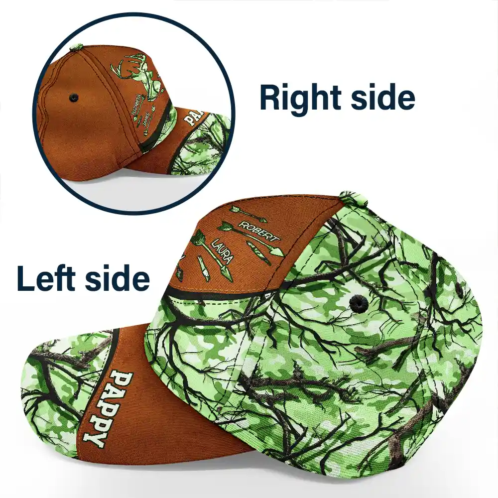 Hunting Dad Grandpa - Personalized Classic Cap - Image 3