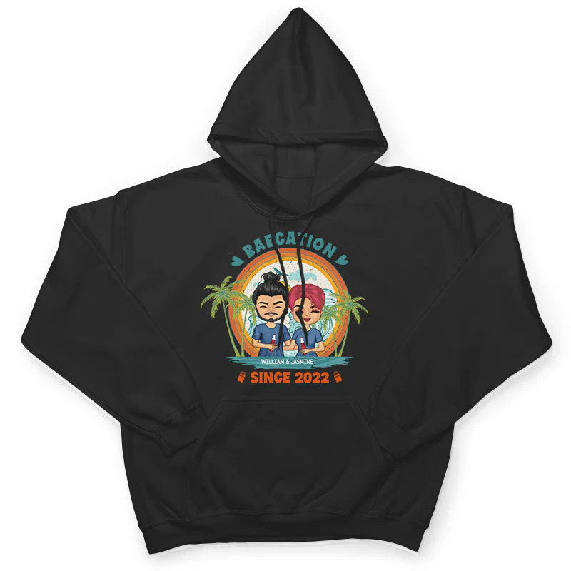 Husband And Wife Travel Partners For Life - Gift For Couples - Personalized Custom T Shirt - Image 4