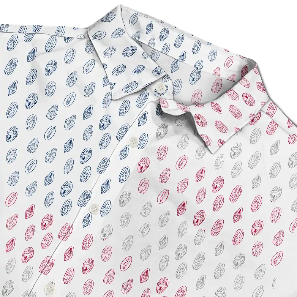 Husband Summer Vibe Hidden Funny Naughty Pattern - Personalized Hawaiian Shirt - Image 4