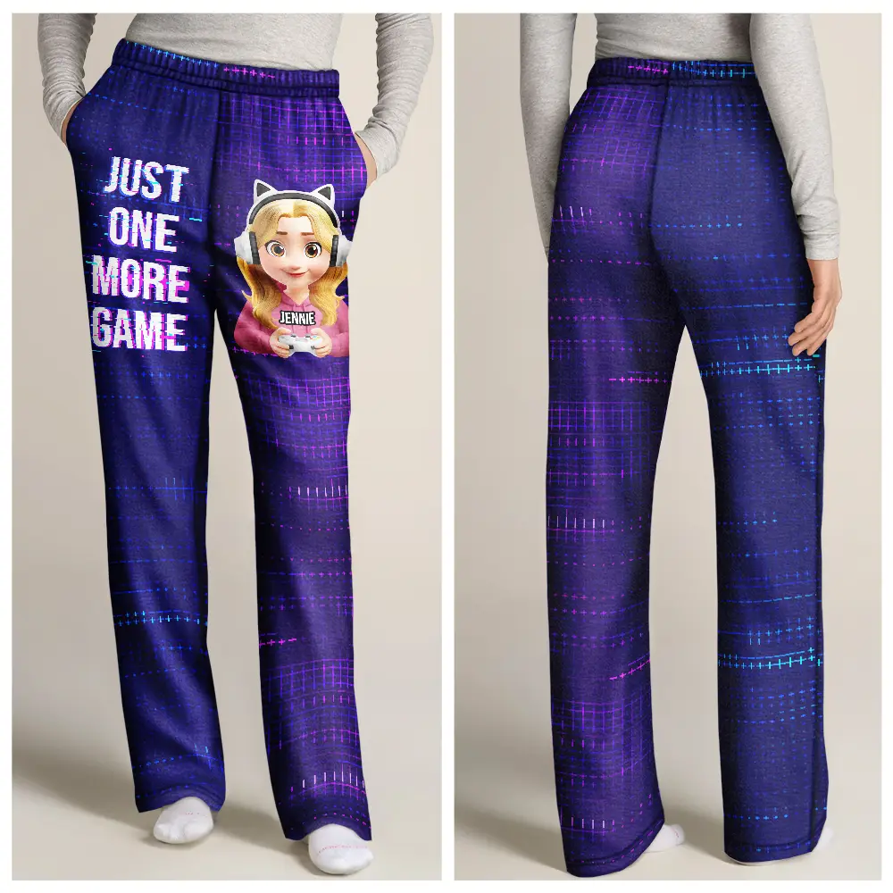 I Am Gaming Do Not Disturb 3D Effect Gamer - Personalized Sweatpants - Image 3
