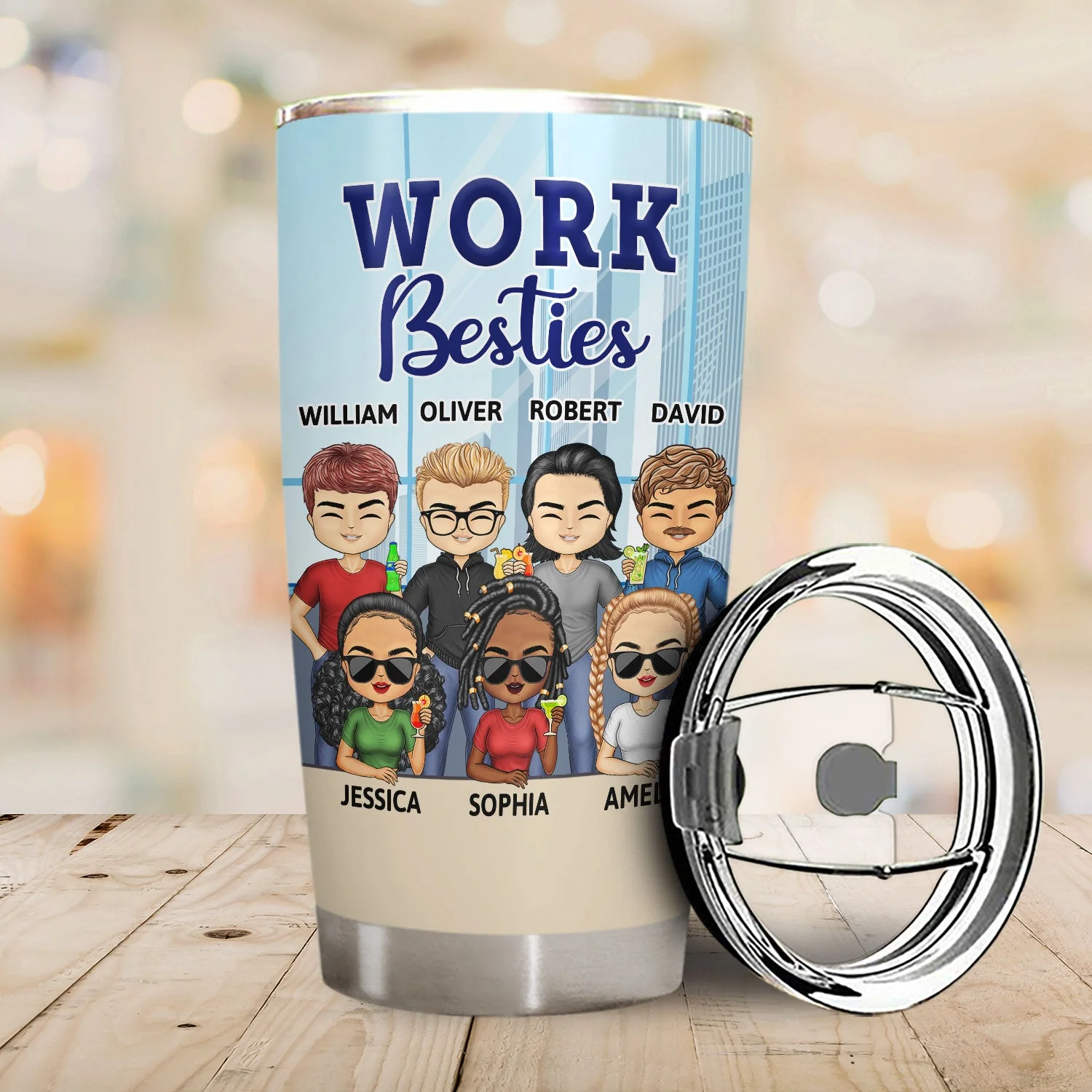 I Can't Believe You Are Leaving - Leaving Gifts For Colleagues, Coworkers - Personalized Custom Tumbler - Image 2