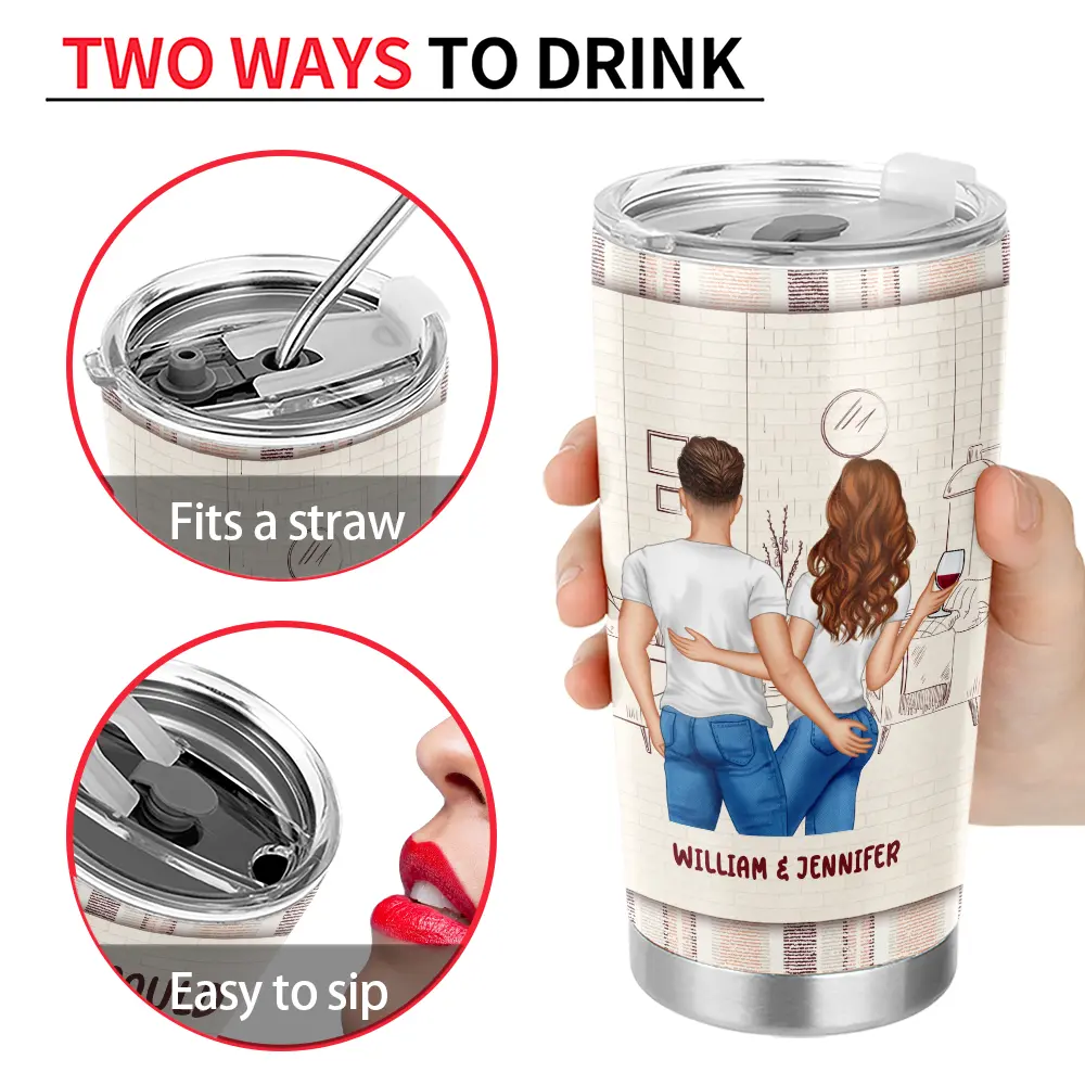 I Could Have Found You Sooner - Gift For Couples - Personalized Custom Tumbler - Image 4