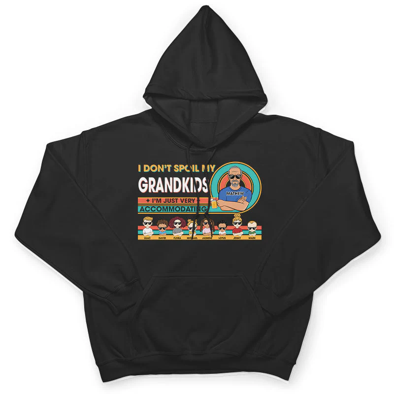 I Don't Spoil My Kids - Gift For Father & Granpa - Personalized Custom T Shirt - Image 4