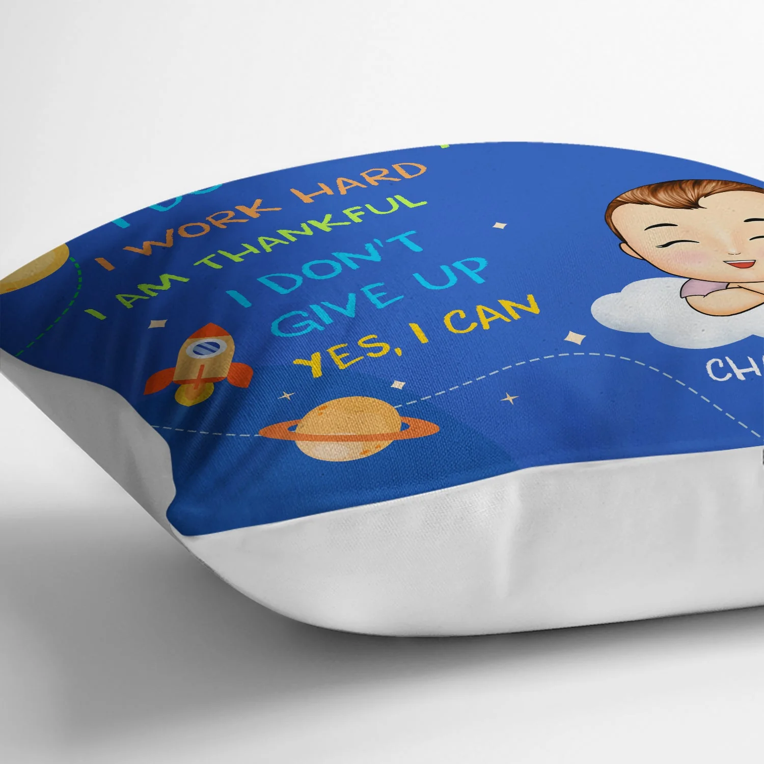 I Dream Big I Do Good - Gift For Granddaughter, Grandson, Kids - Personalized Pillow - Image 3