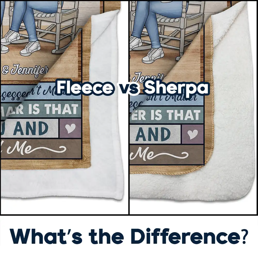 I Had You And You Had Me Old Couple - Personalized Fleece Blanket, Sherpa Blanket - Image 4