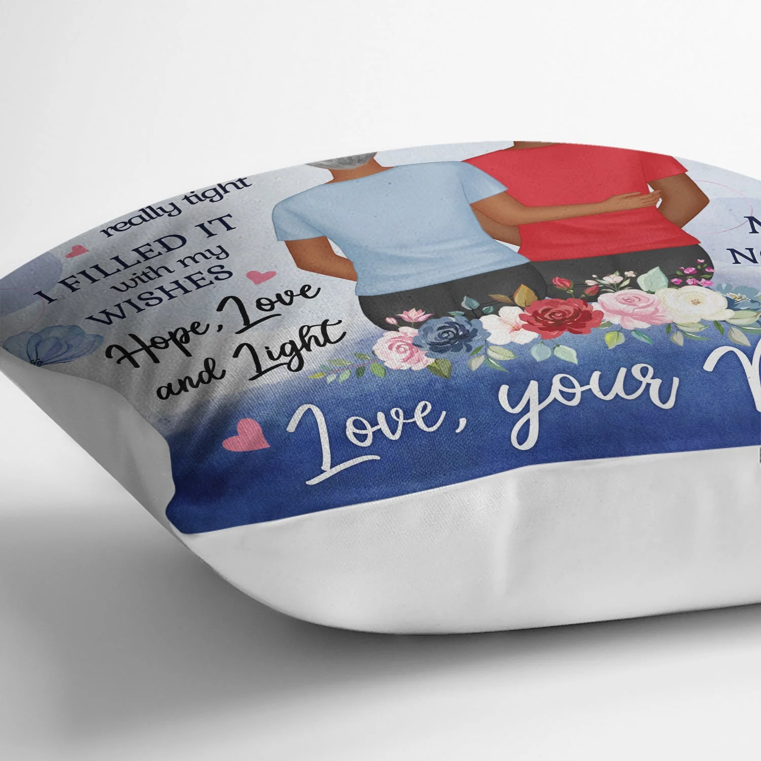 I Hug This Soft Pillow - Gift For Daughter - Personalized Custom Pillow - Image 3