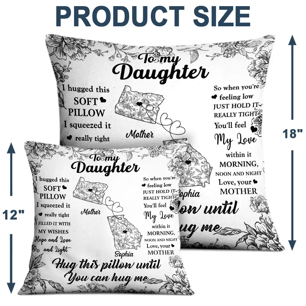 I Hug This Soft Pillow Toile Pattern - Personalized Pillow - Image 4