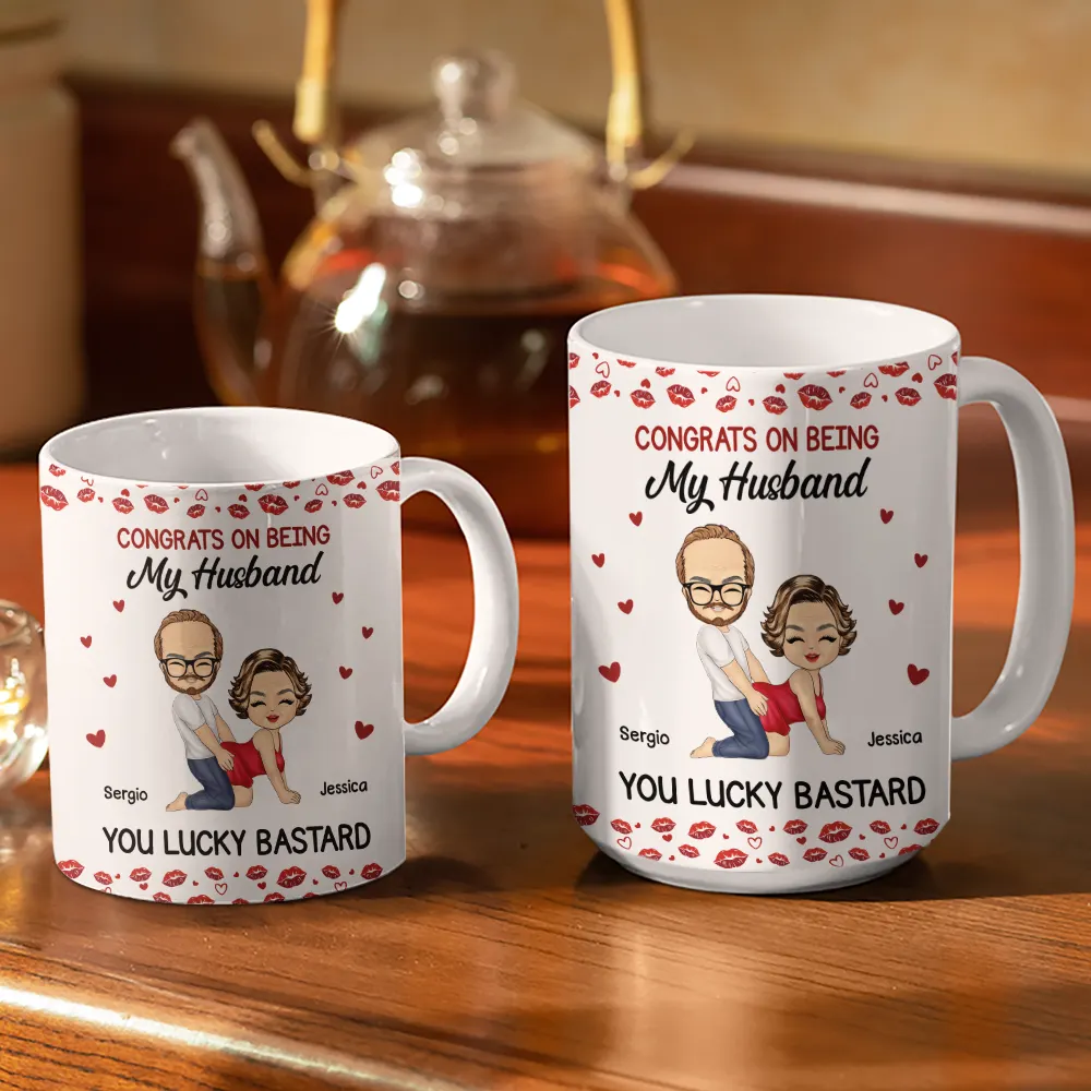 I Licked It So It's Mine - Personalized White Edge-to-Edge Mug - Image 3
