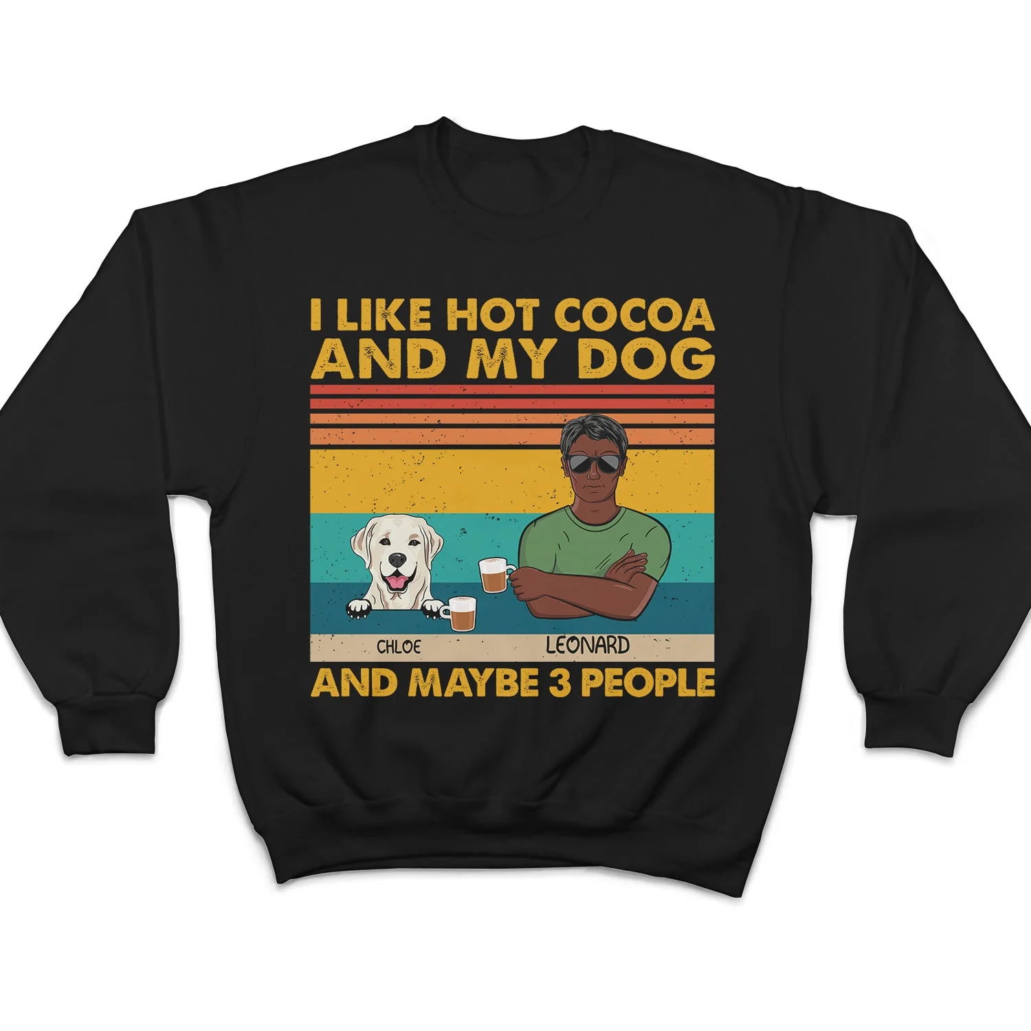 I Like Beer, Wine And My Dogs And Maybe 3 People - Birthday, Funny Gift For Woman, Man, Dog Mom, Dog Dad - Personalized T Shirt - Image 5