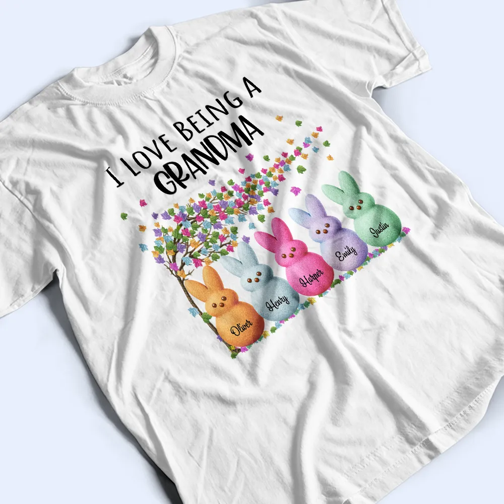 I Love Being A Grandma - Personalized T Shirt - Image 5