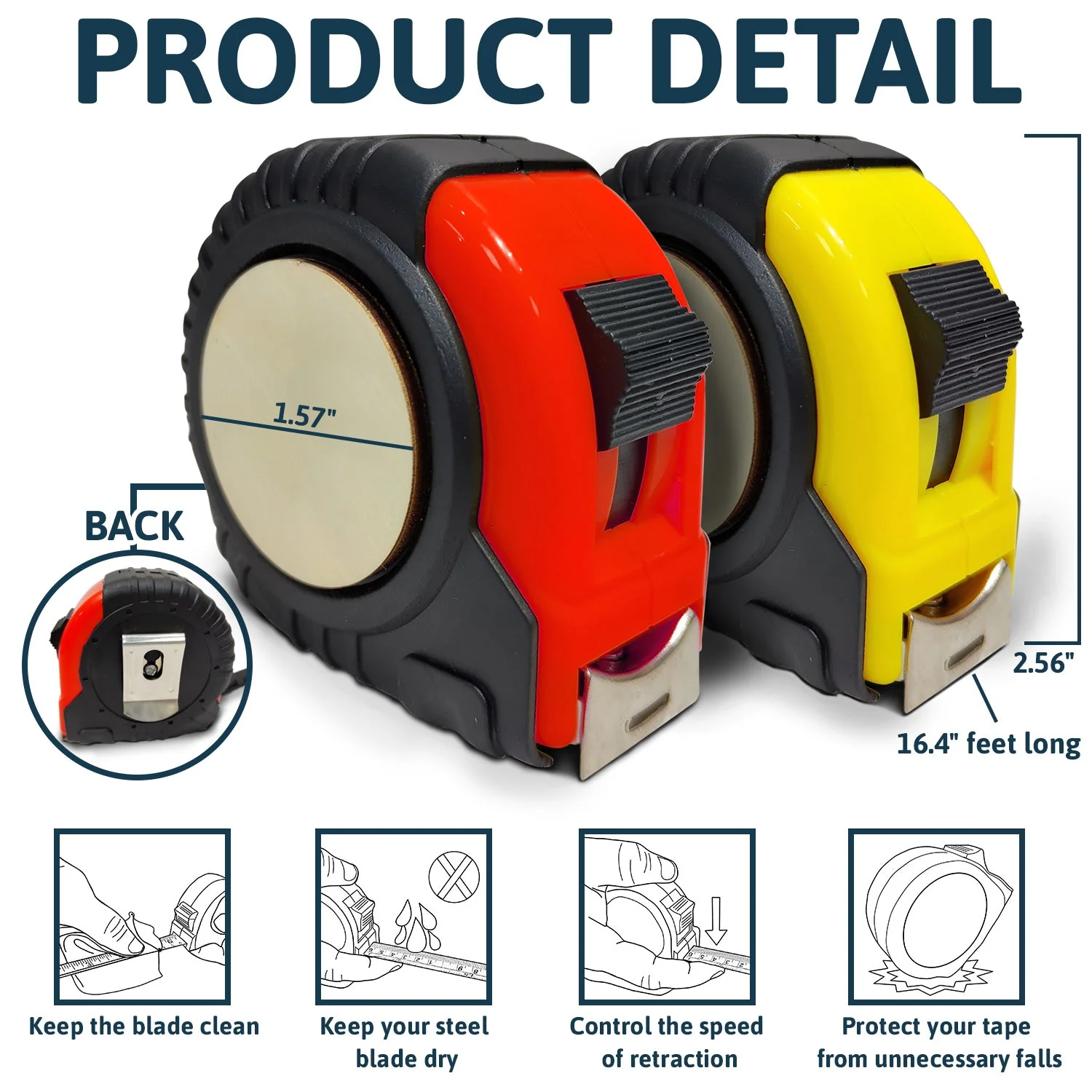 I Love Every Inch Of You - Gift For Couples, Husband, Boyfriend - Personalized Tape Measure - Image 5