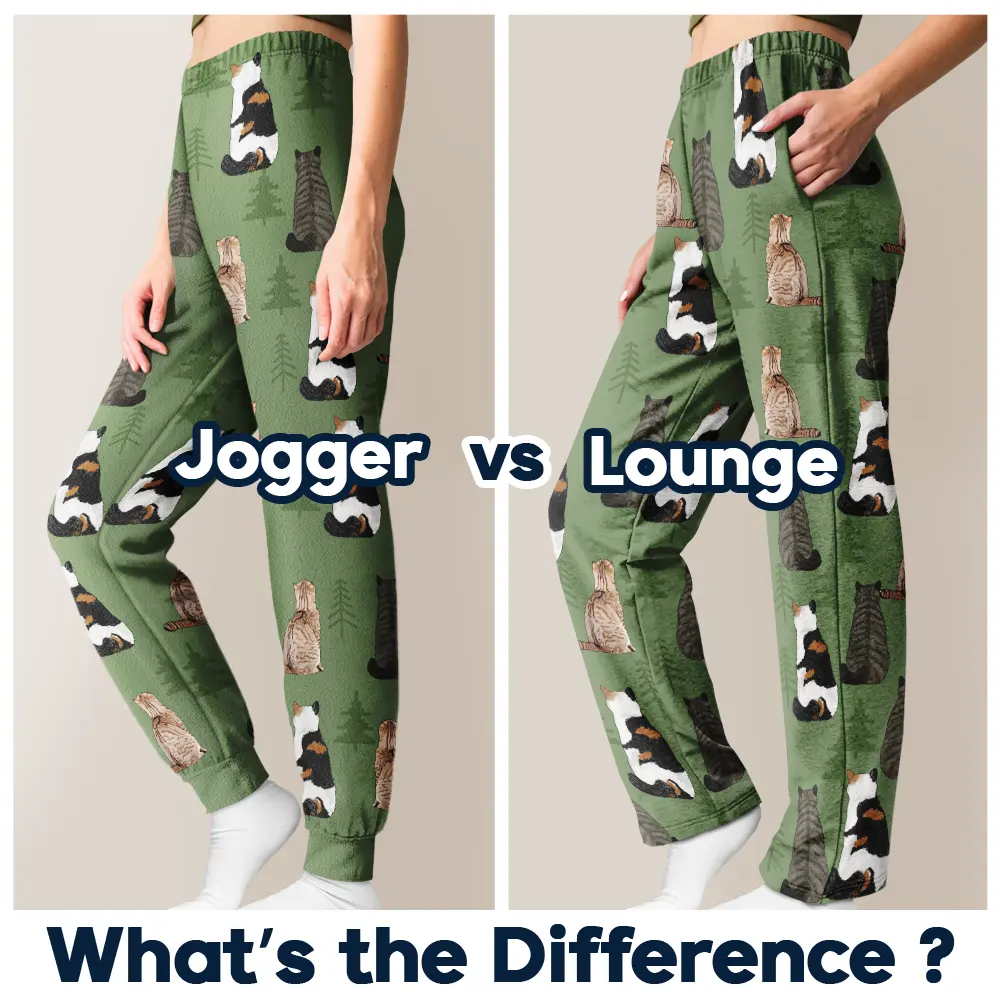 I Love My Cats - Personalized Pajama Pants - Image 7