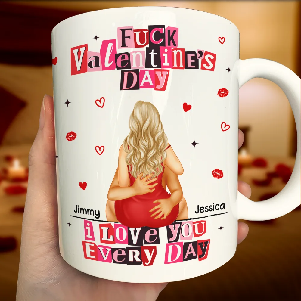 I Love You Every Day Ransom Note Style - Personalized Mug