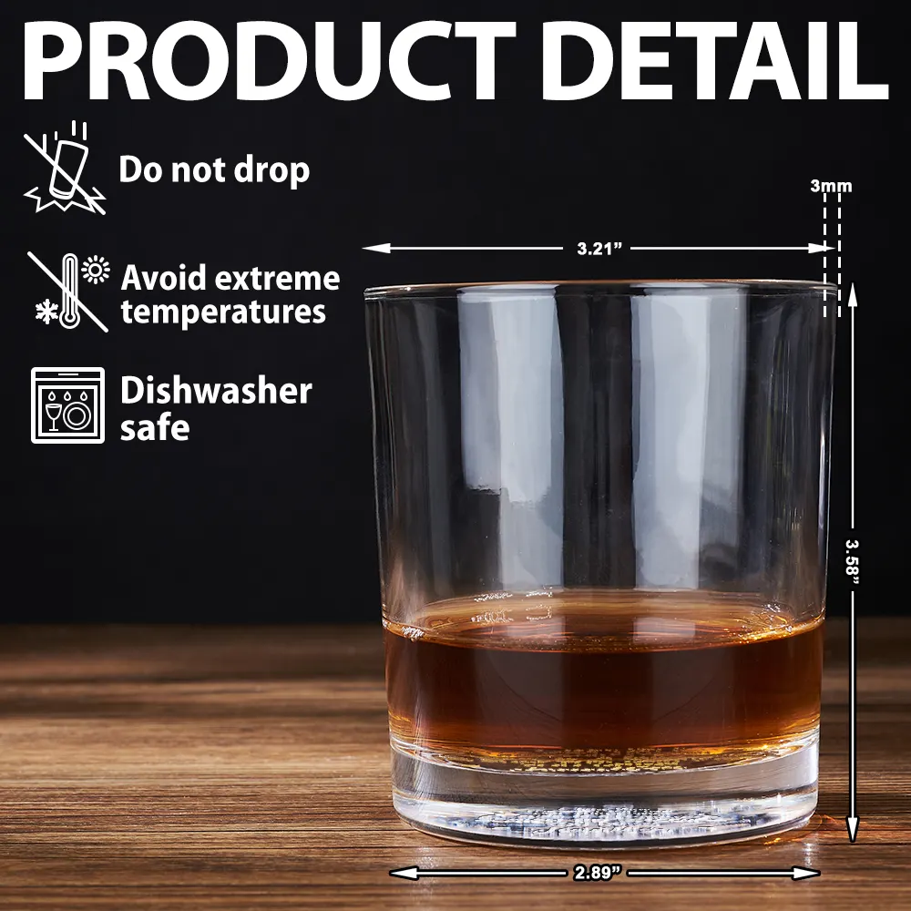 I Love You For Who You Are - Personalized Engraved Whiskey Glass - Image 5