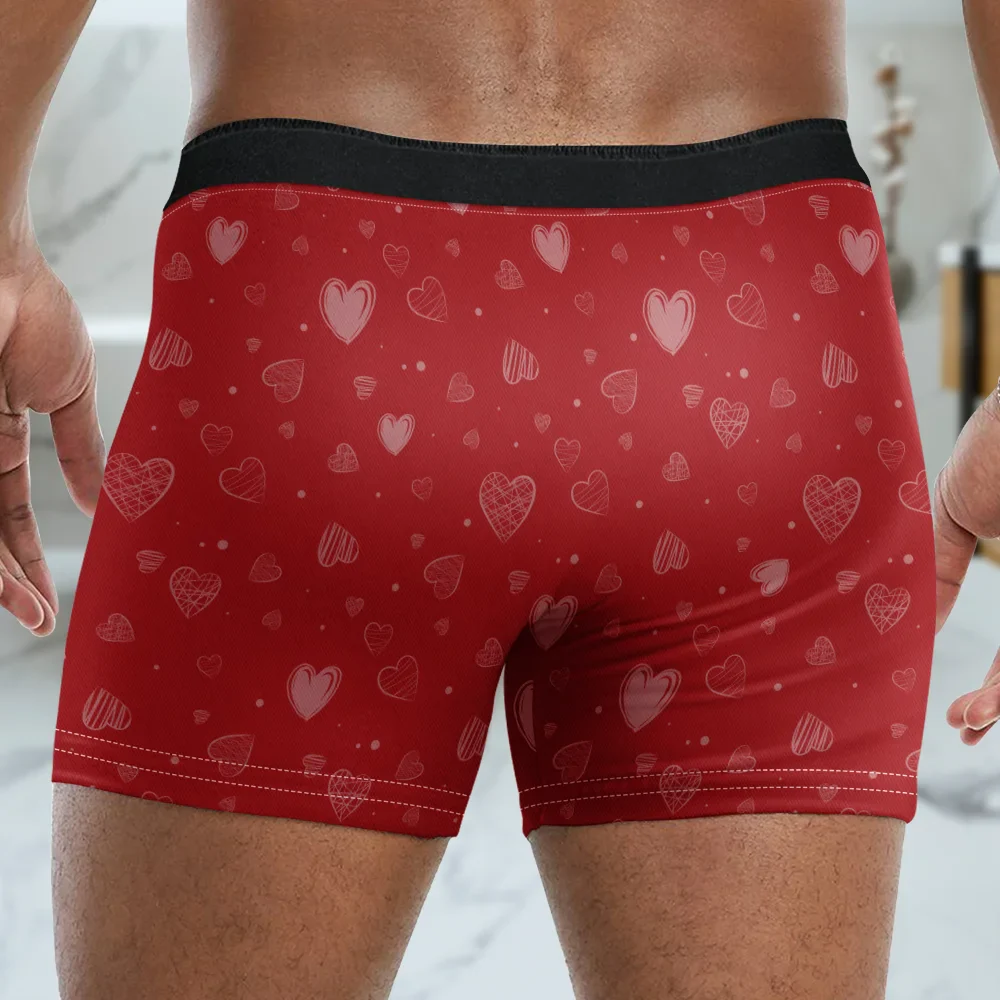 I Love You For Your Personality Sexy Couple - Personalized Men's Boxer Briefs - Image 4
