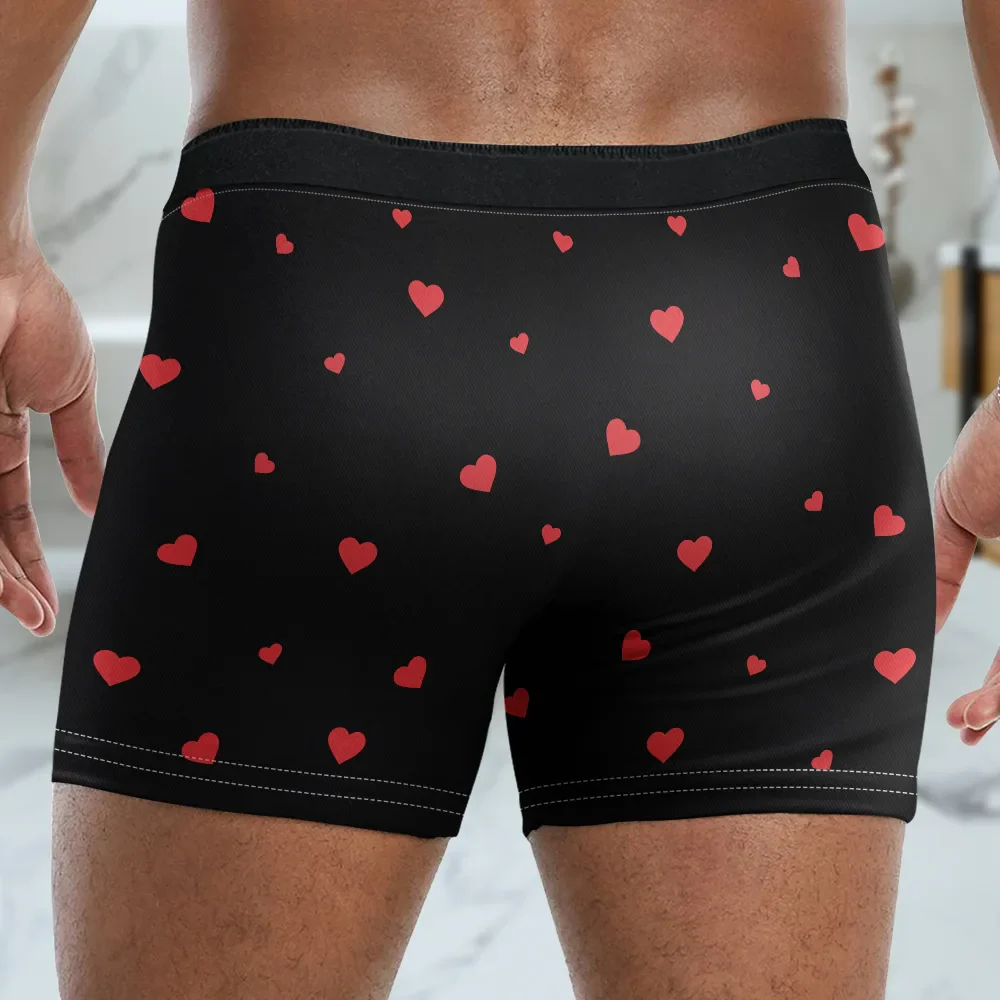 I Love Your Face Especially When It's Between My Legs - Personalized Men's Boxer Briefs - Image 5