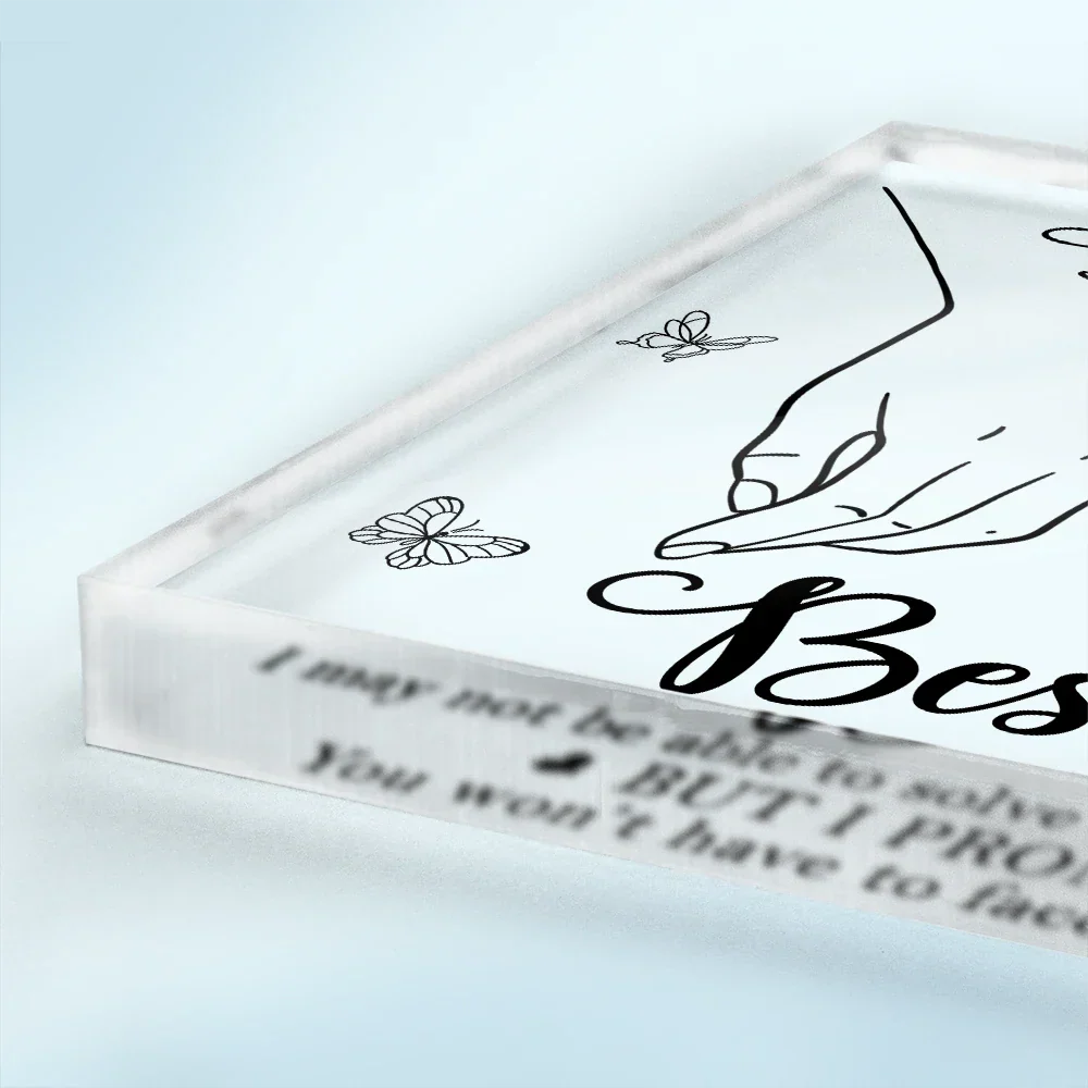 I May Not Be Able To Solve All Of Your Problems - Personalized Square Shaped Acrylic Plaque - Image 3