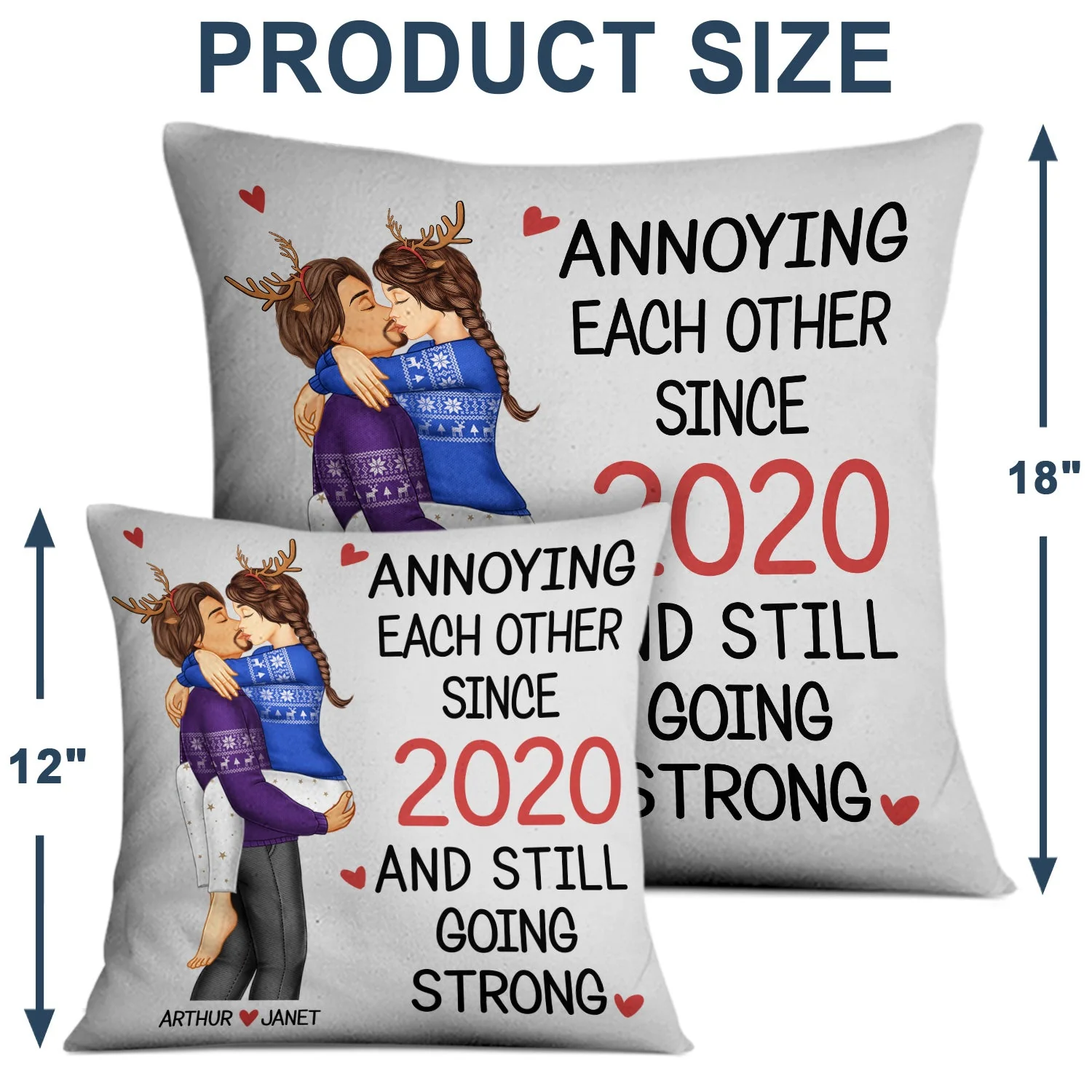 I Met You I Liked You I Love You Keeping You - Birthday, Loving, Anniversary Gift For Spouse, Hubby, Wifey, Boyfriend, Girlfriend, Couple - Personalized Pillow - Image 4