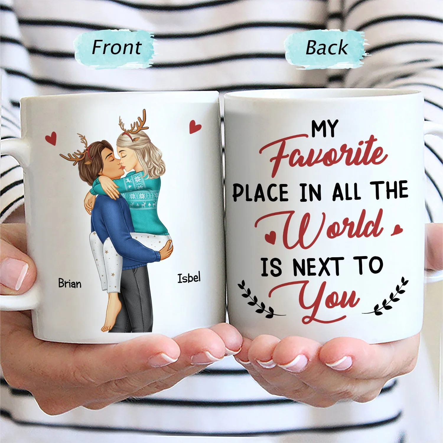 I Met You I Liked You I Love You Keeping You - Birthday, Loving, Anniversary Gift For Spouse, Husband, Wife, Couple - Personalized Mug - Image 2