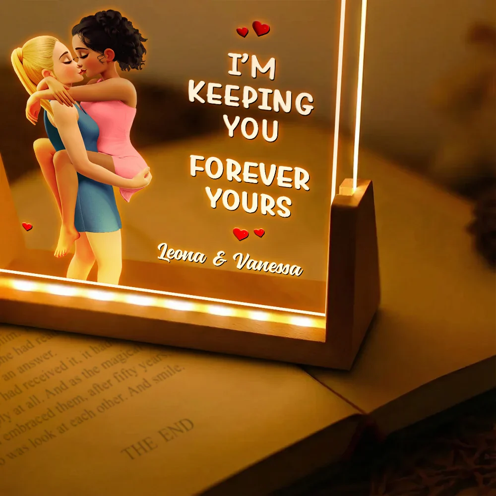 I Met You Liked You Love You Forever - Personalized Night Light - Image 6