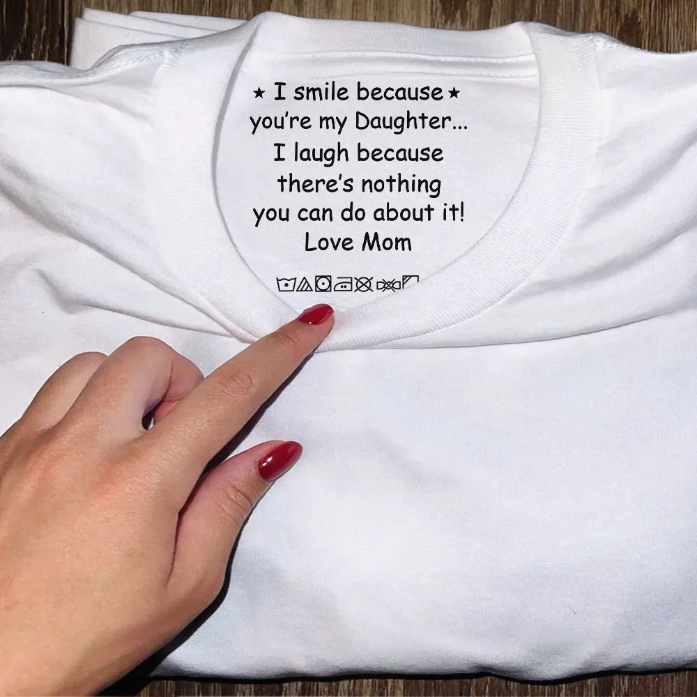 I Smile Because You Are My Son - Personalized T Shirt - Image 5