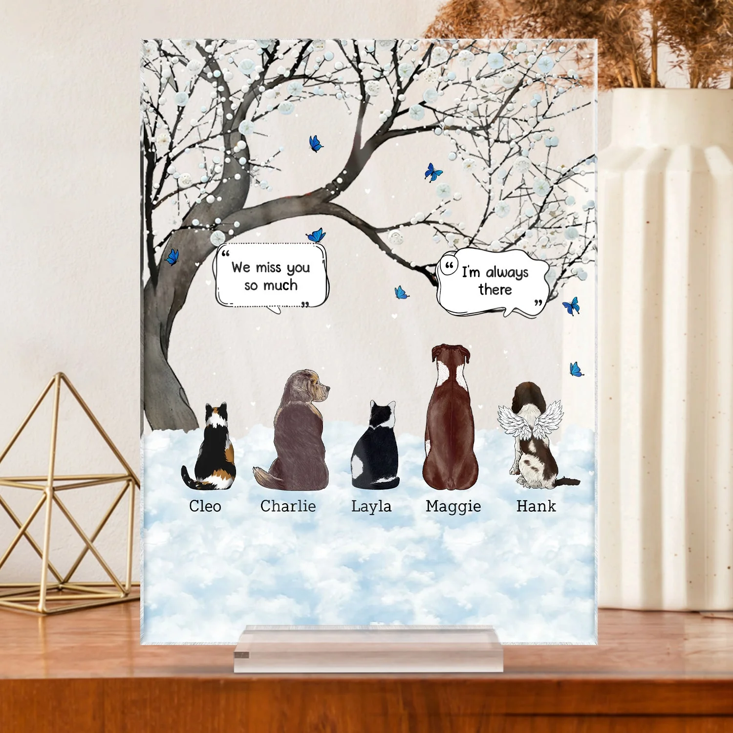 I Still Talk About You - Memorial Gift For Pet Lovers - Personalized Vertical Rectangle Acrylic Plaque - Image 3