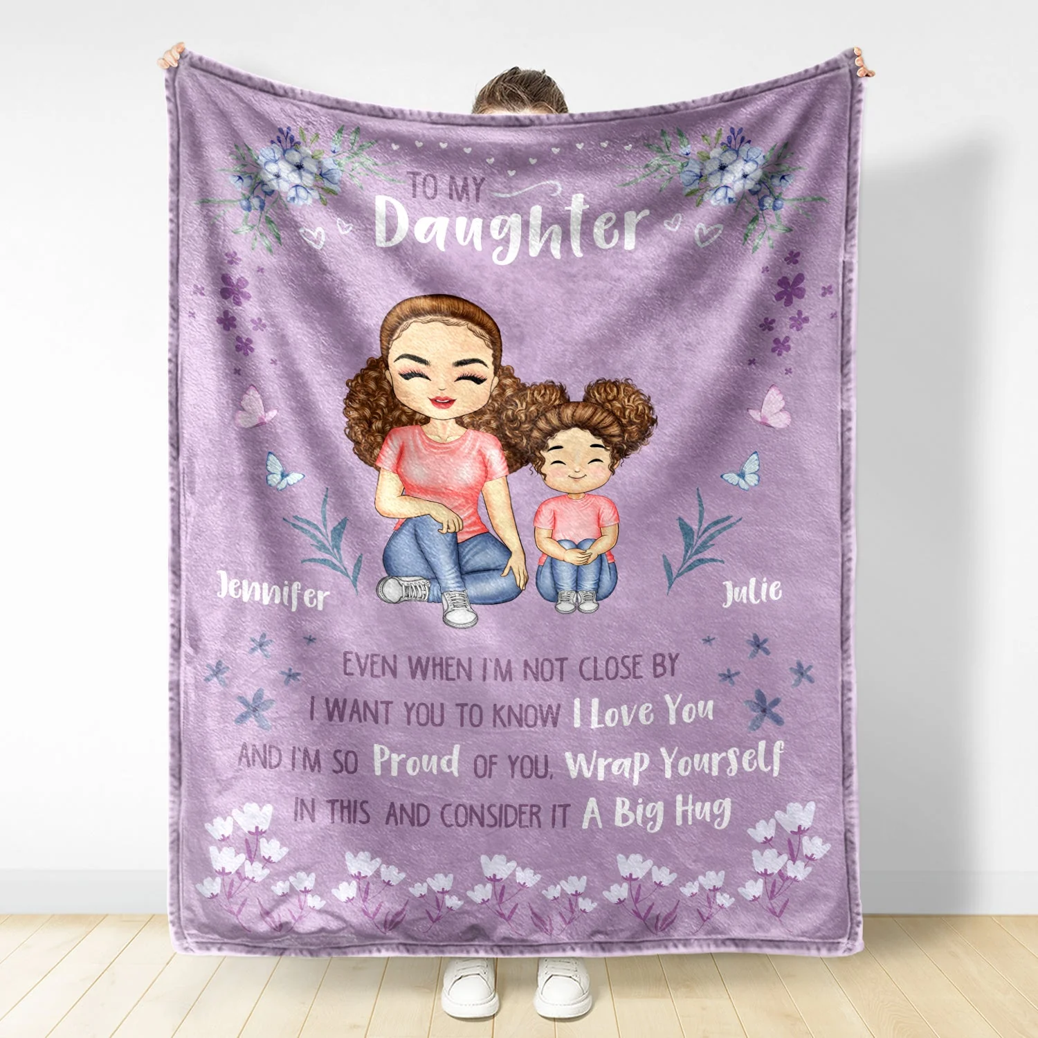 I Want You To Know I Love You - Gift For Daughter, Granddaughter - Personalized Fleece Blanket - Image 3